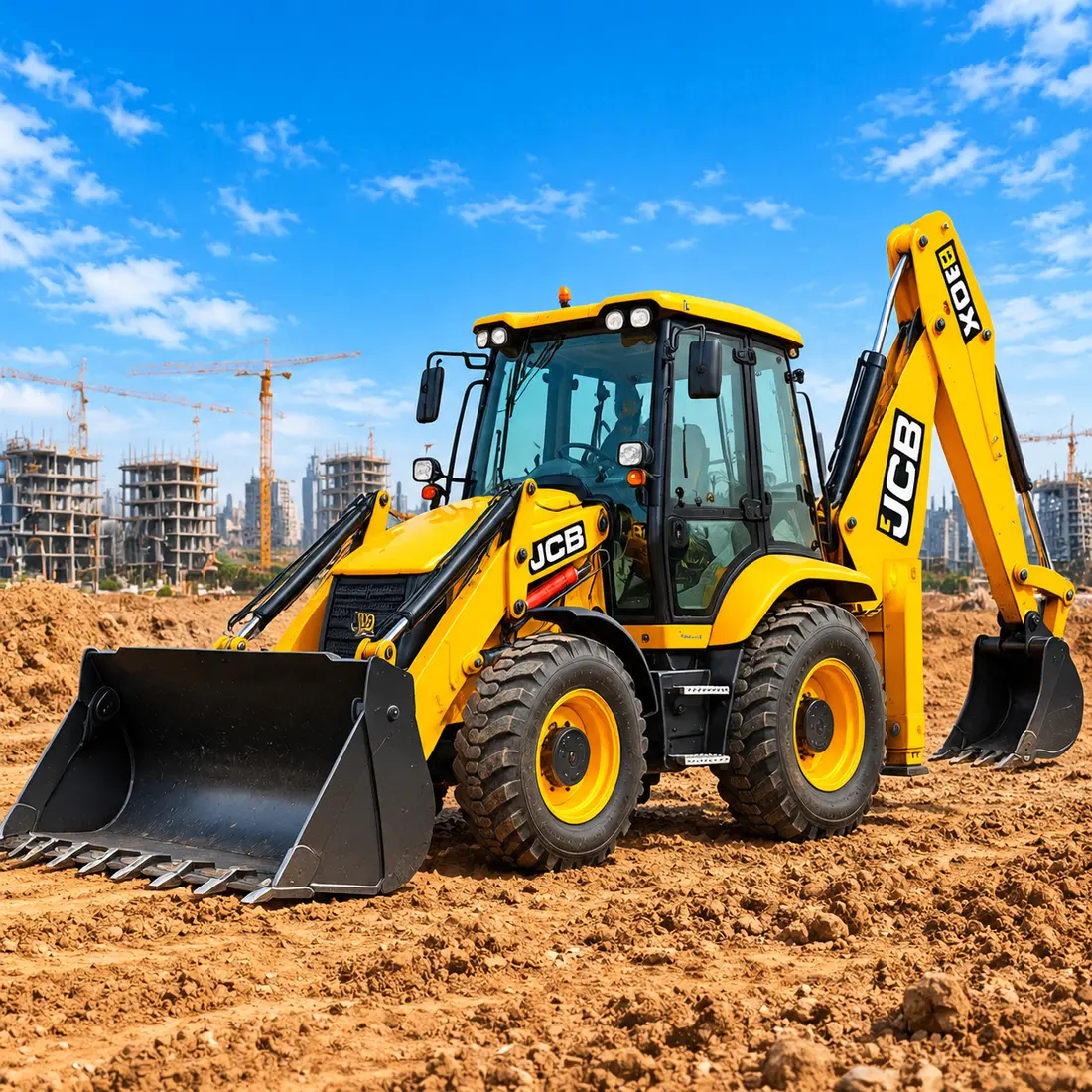 JCB backhoe loader in Dubai